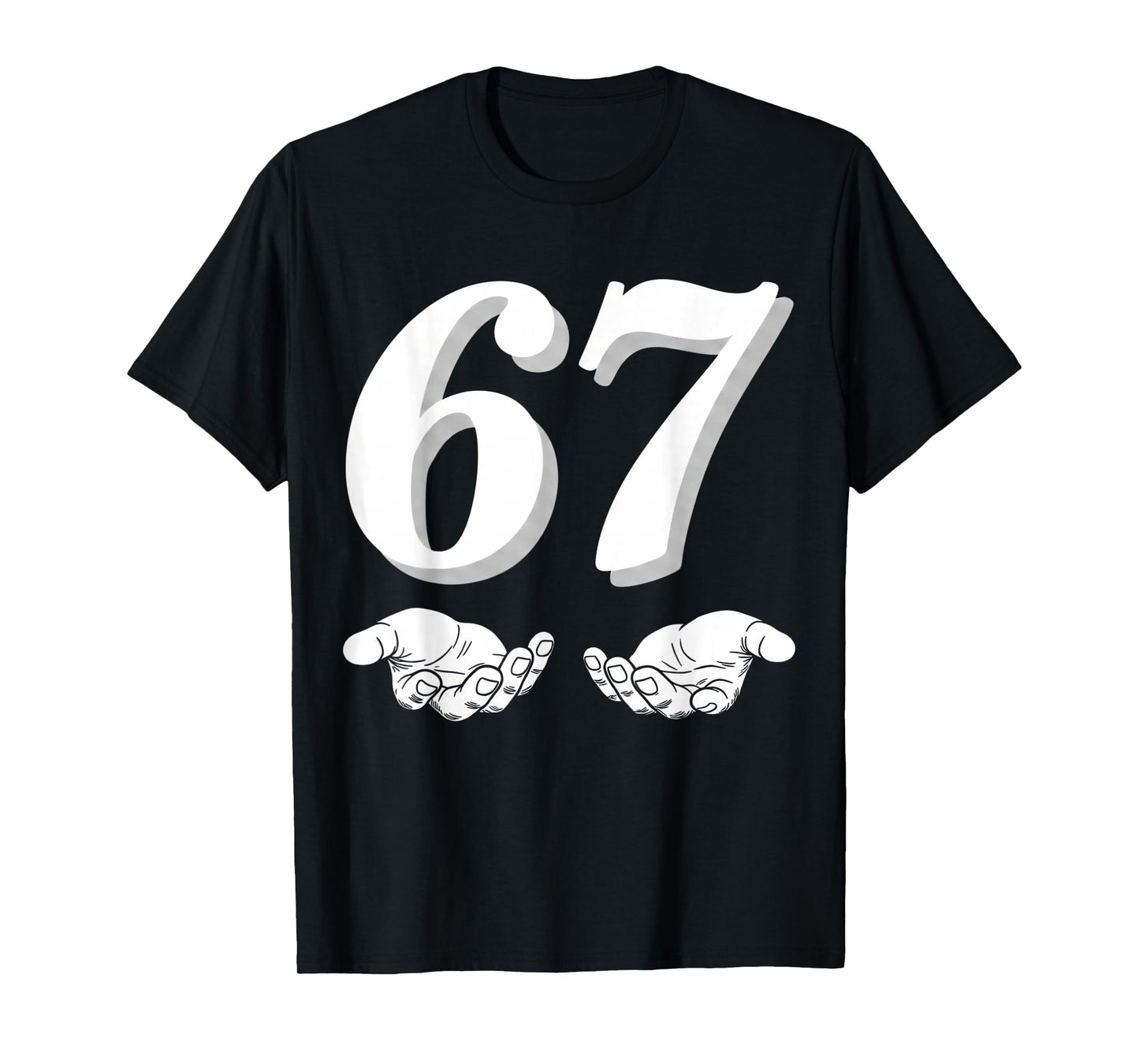 Cool Six Seven 6 7 Meme Gen Alpha Slang Costume Matching T-Shirt
