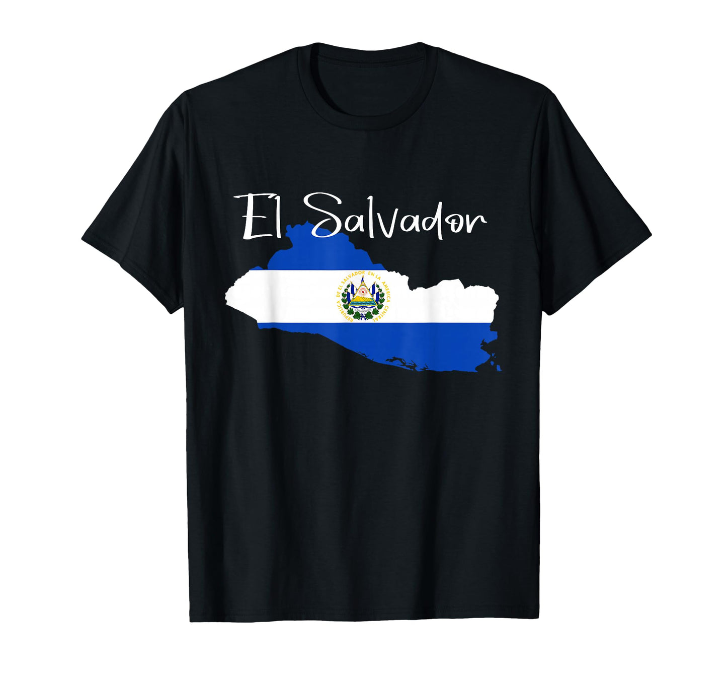 El Salvador Flag Shirt, El Salvador map, Salvador for Women T-Shirt