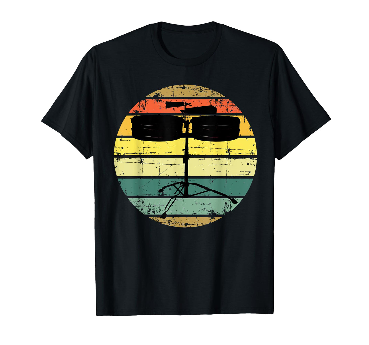 Timbales Percussion Vintage Retro Music Lover T-Shirt