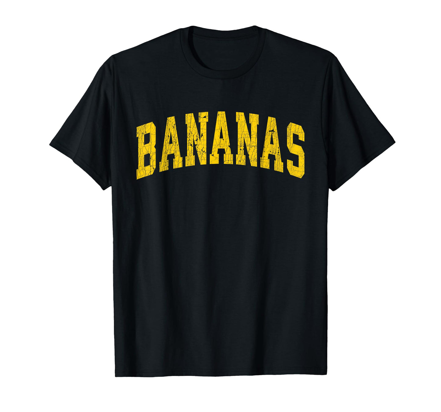 Funny Retro Bananas Cute Banana Gifts Yellow T-Shirt