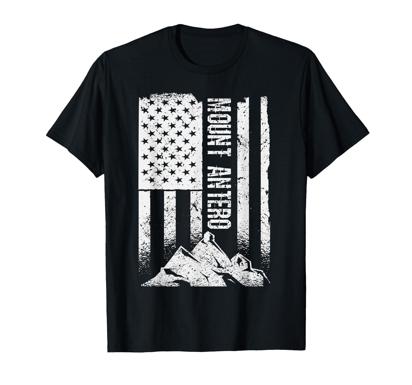 American Flag Patriotic Mount Antero Colorado T-Shirt