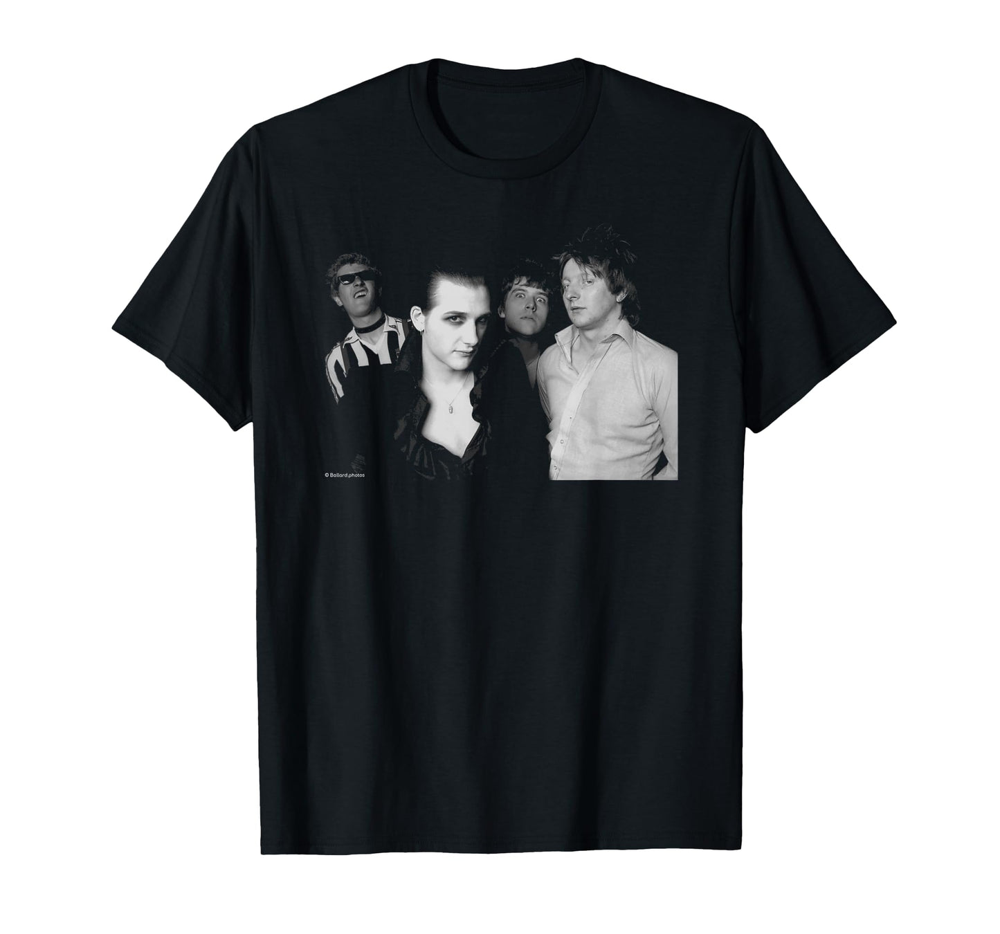 The Damned Rock Band Portrait By Allan Ballard T-Shirt