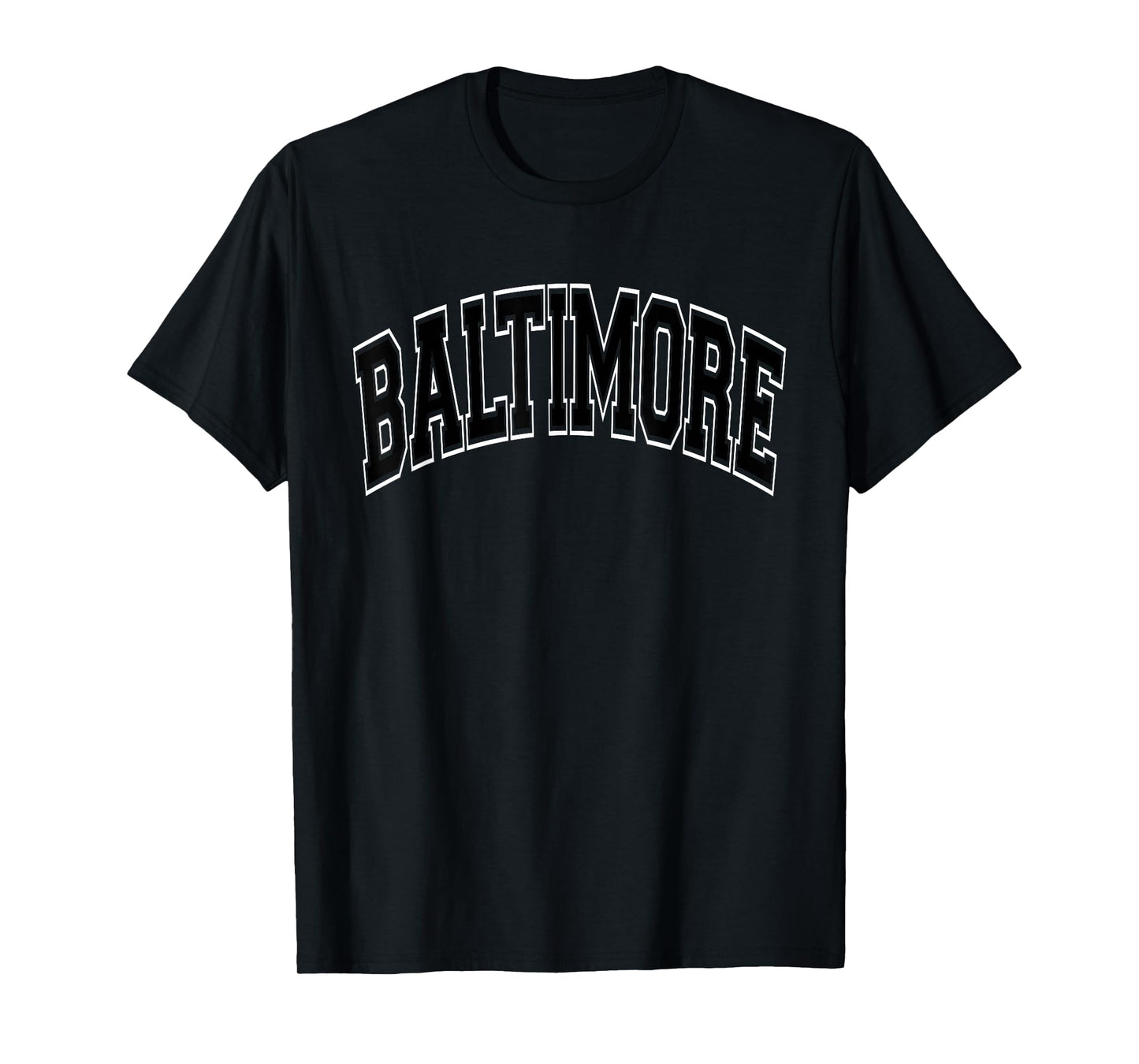 Baltimore Arched Text T-Shirt