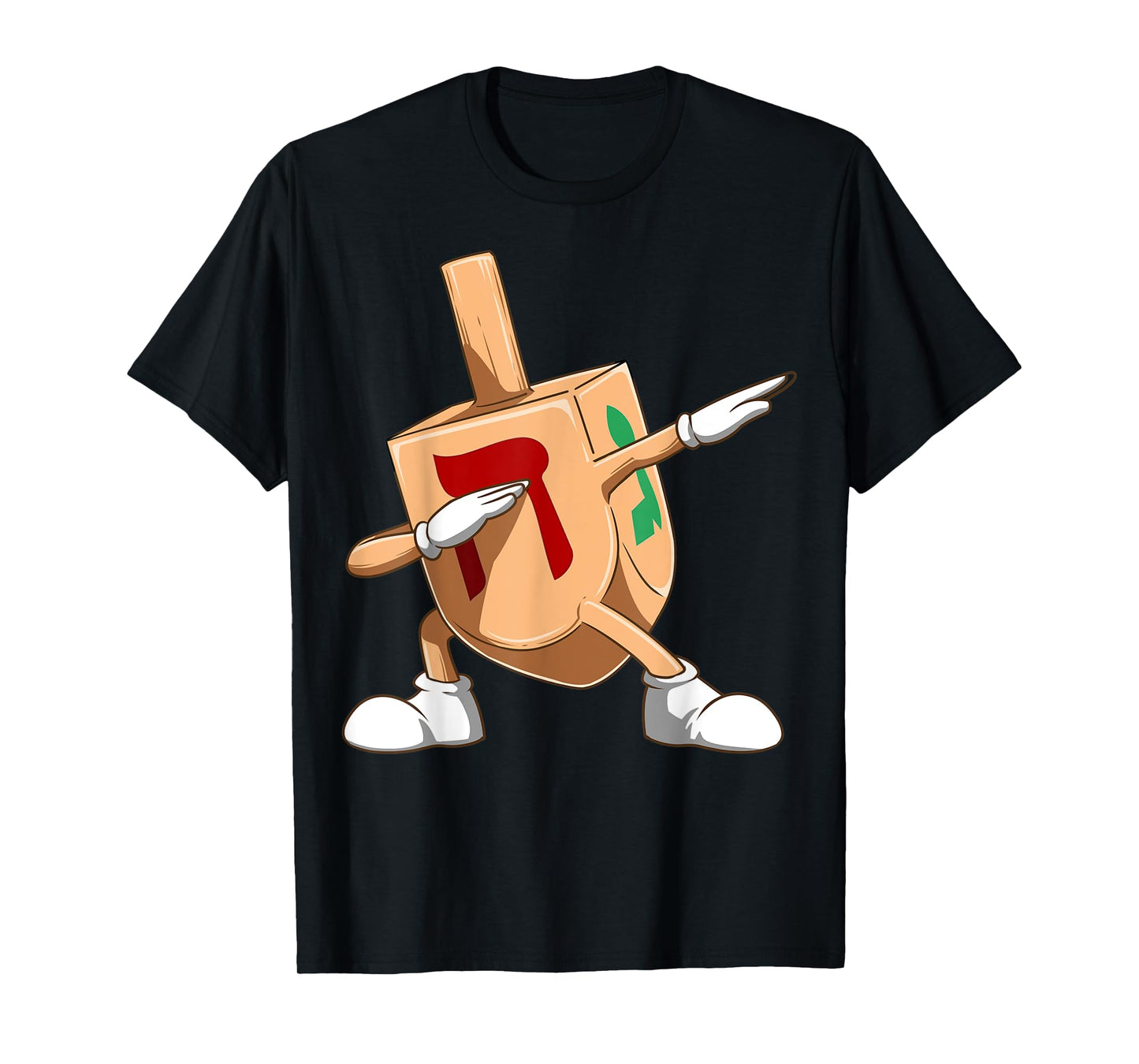 Dabbing Dreidel Funny Dreidel Jewish Hanukkah T-Shirt