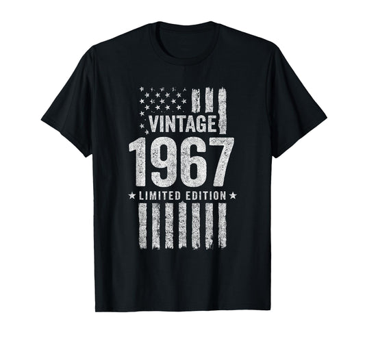 1967 Birthday - Born in 1967 - Limited Edition Vintage 1967 T-Shirt