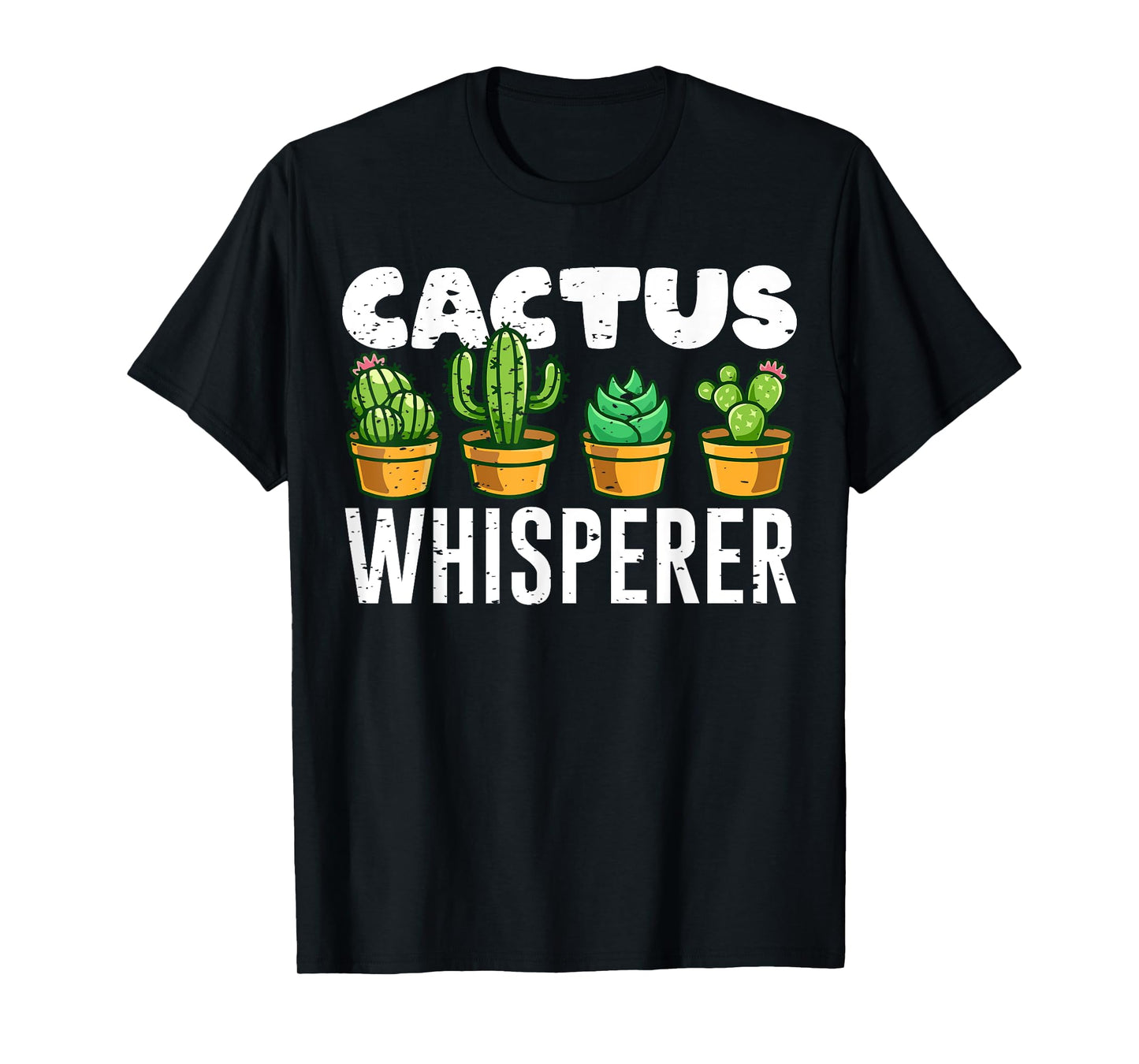 Cute Cactus Whisperer Funny Botany Succulents Lovers Outfit T-Shirt