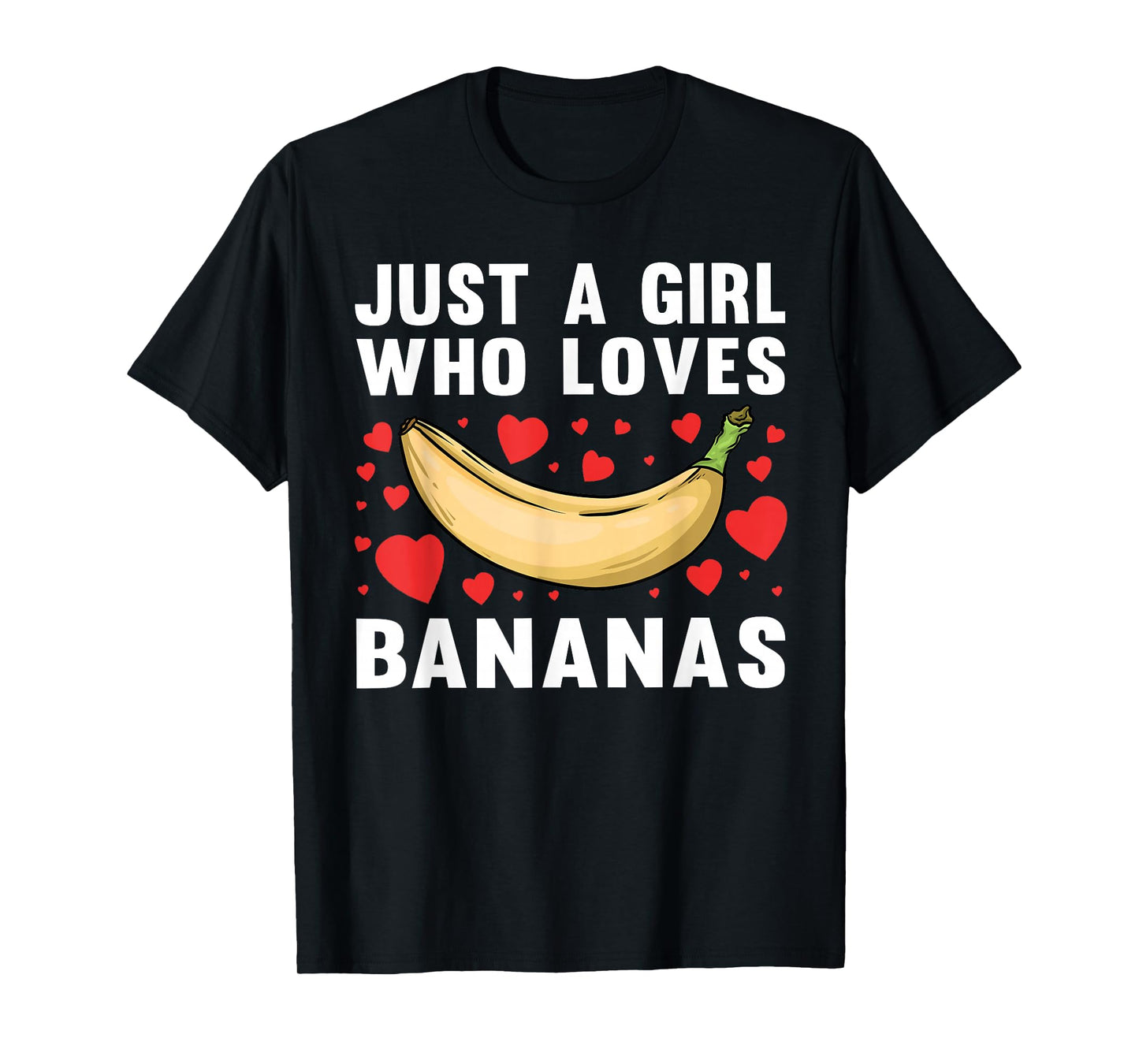 Cute Banana Design for Girls Women Kids Fruit Banana Lovers T-Shirt
