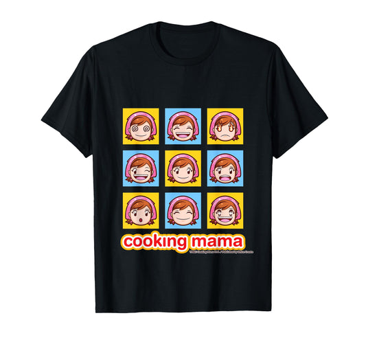 Cooking Mama Faces T-Shirt color T-Shirt