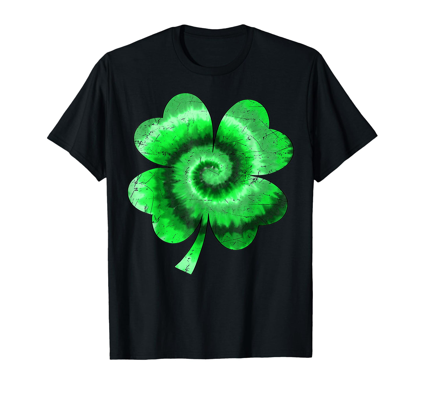 Irish Shamrock Tie Dye Happy St Patrick's Day Go Lucky Gifts T-Shirt