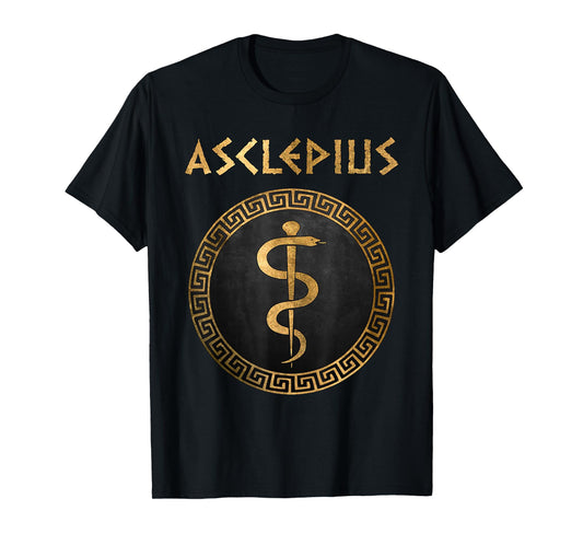 Asklepios Ancient Greek God of Health and Medicine T-Shirt