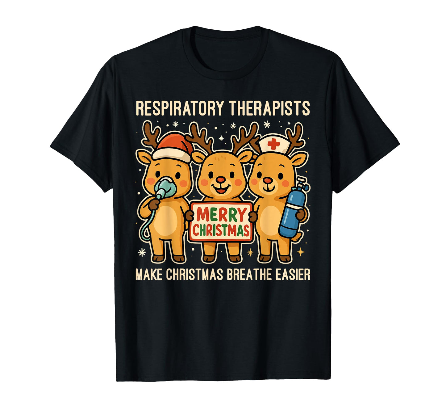 Christmas Respiratory Therapy Crew Xmas RT Nurse T-Shirt