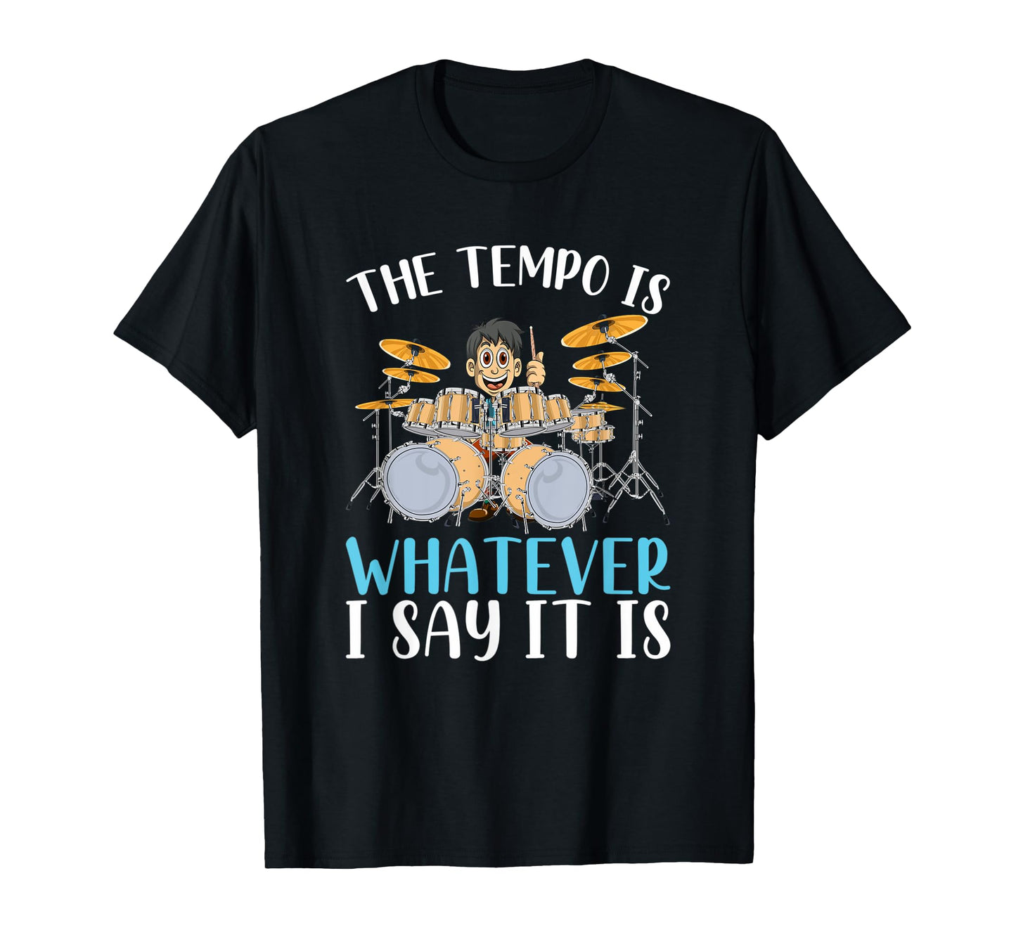 Funny Drummer Kids Gift Percussion Musical Instrument Drums T-Shirt