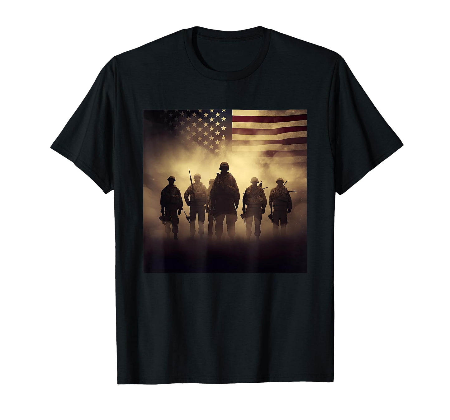 Salute to the Military and USA T-Shirt