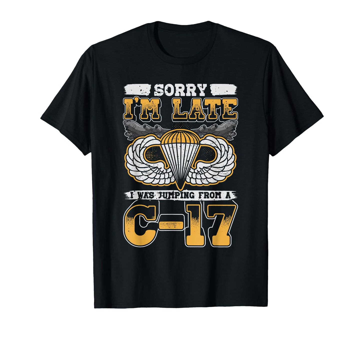 Airborne Division Paratrooper C-17 T-Shirt