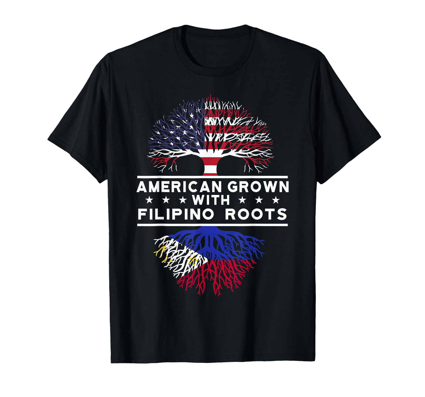 American Grown with Filipino Roots - Philippines T-Shirt