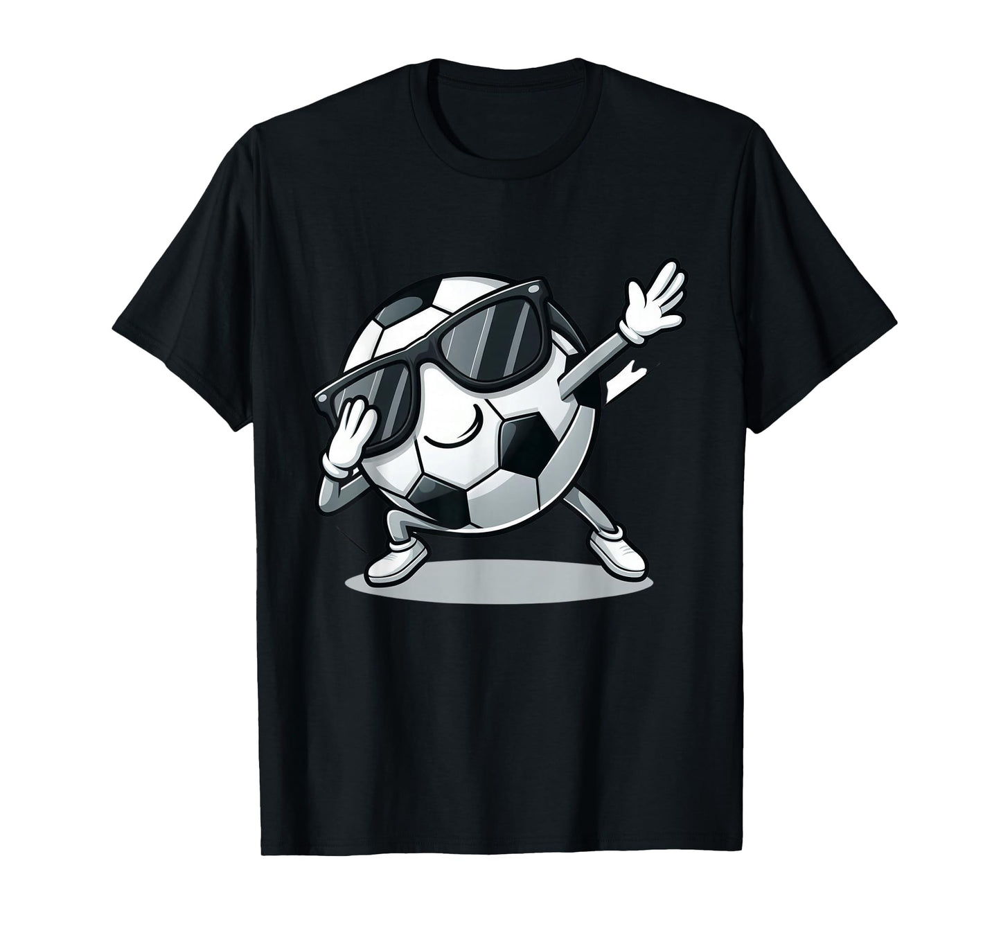 Dabbing Soccer Ball Shirt Funny Boys Men Women Sports Player T-Shirt