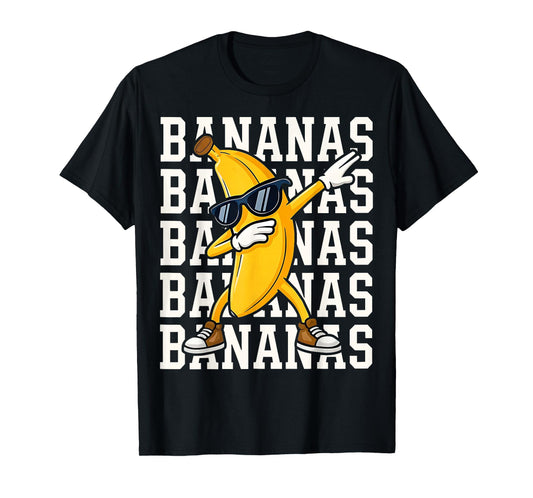 Cool Bananas Graphic Dabbing Gift for Men Women Kid Boy Girl T-Shirt