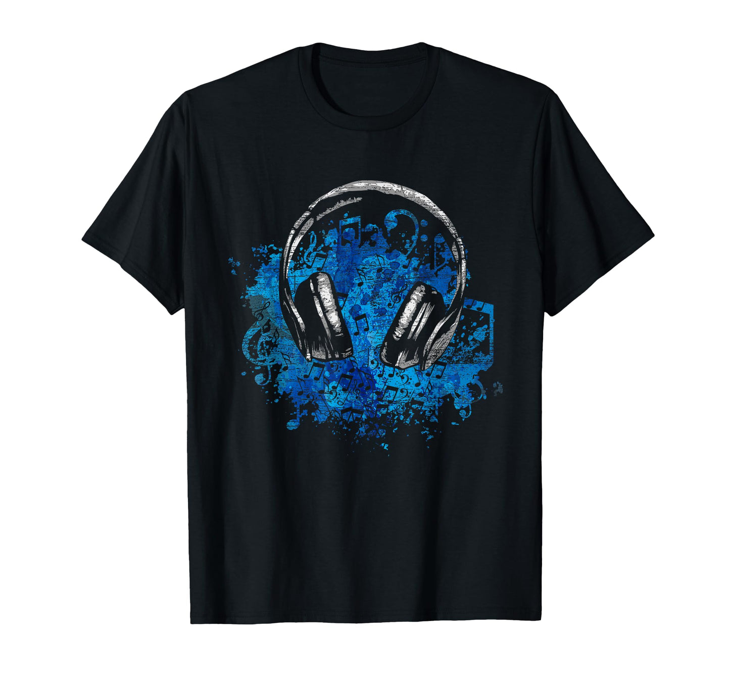 Headphones Music Lover Gift Musican Music T-Shirt Small