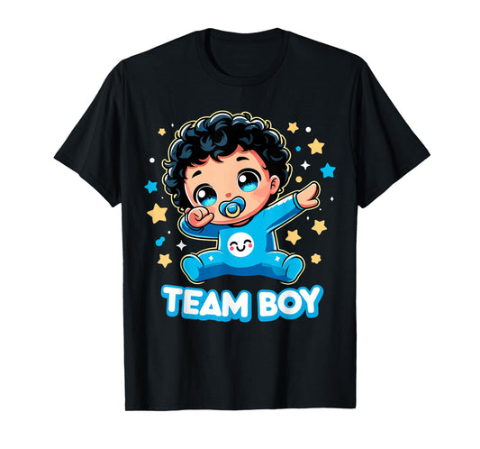 Team Boy Baby Gender Reveal Party Announcement T-Shirt