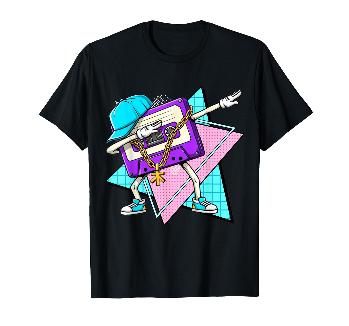 Funny Dabbing Cassette Tape 70s 80s 80s Outfit Nostalgia T-Shirt