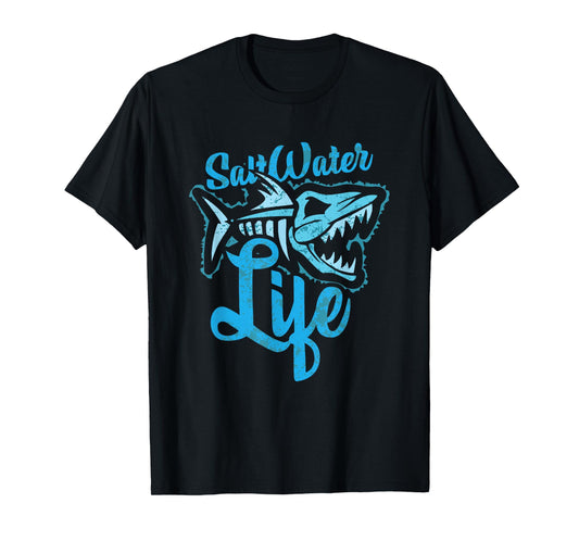 Saltwater Life Fishing T-Shirt