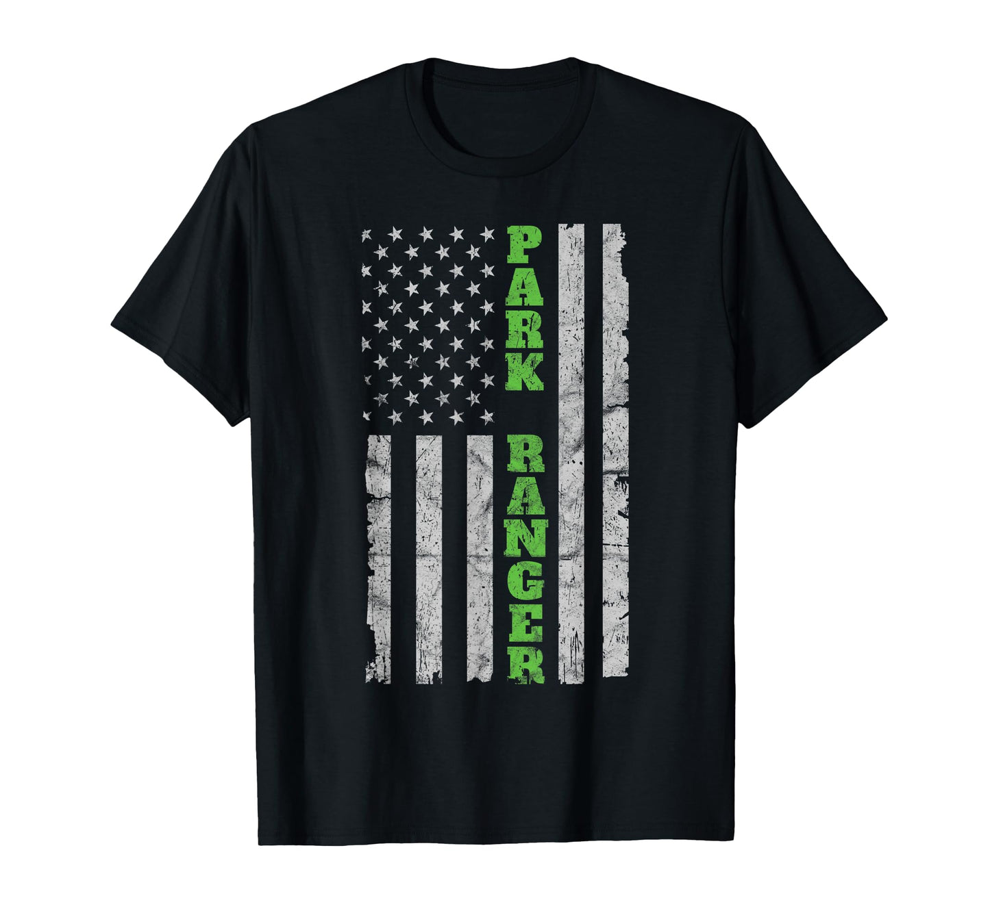USA Park Ranger - American Flag T-Shirt