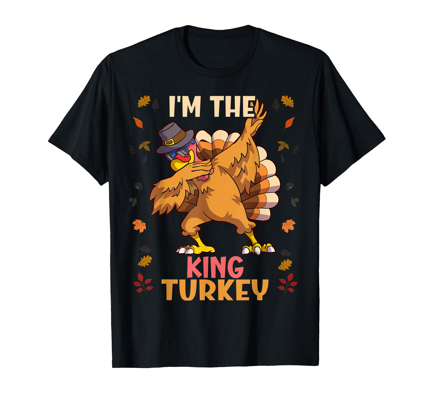 Thanksgiving Family Matching I'm The King Turkey Funny T-Shirt