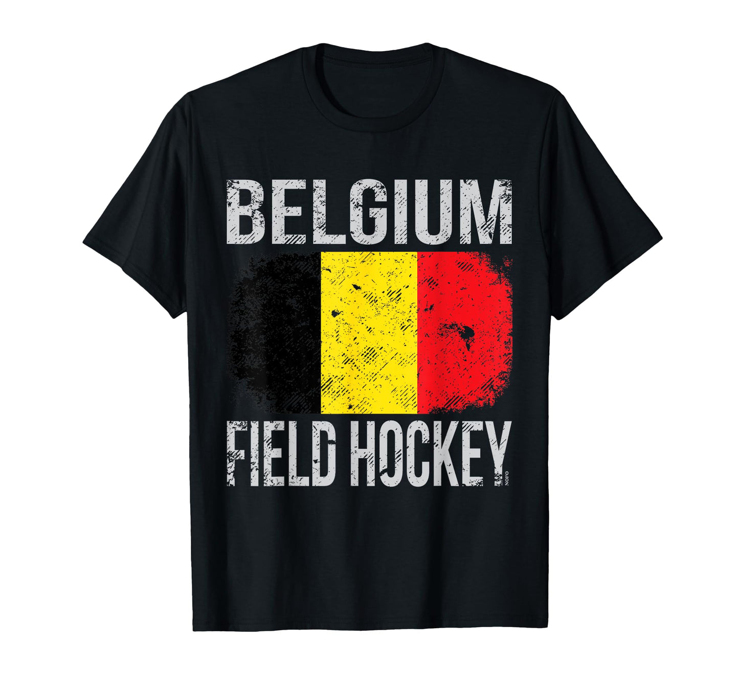 Belgium Field Hockey, Belgian Flag T-Shirt