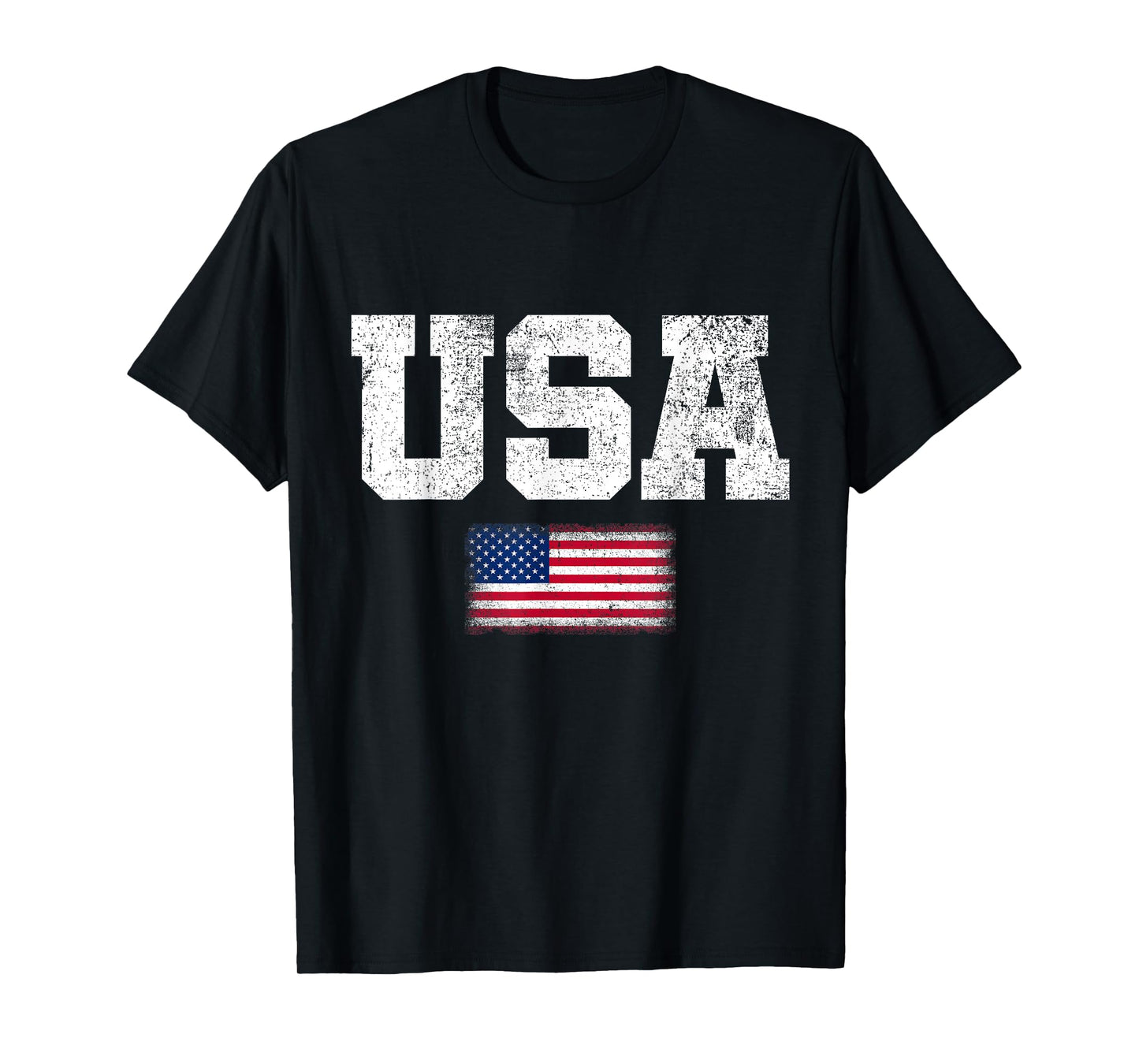 USA Men Women Patriotic American US Flag July 4th T-Shirt