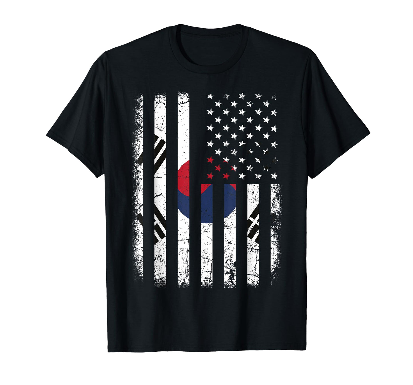 South Korean American Flag South Korea America Pride T-Shirt