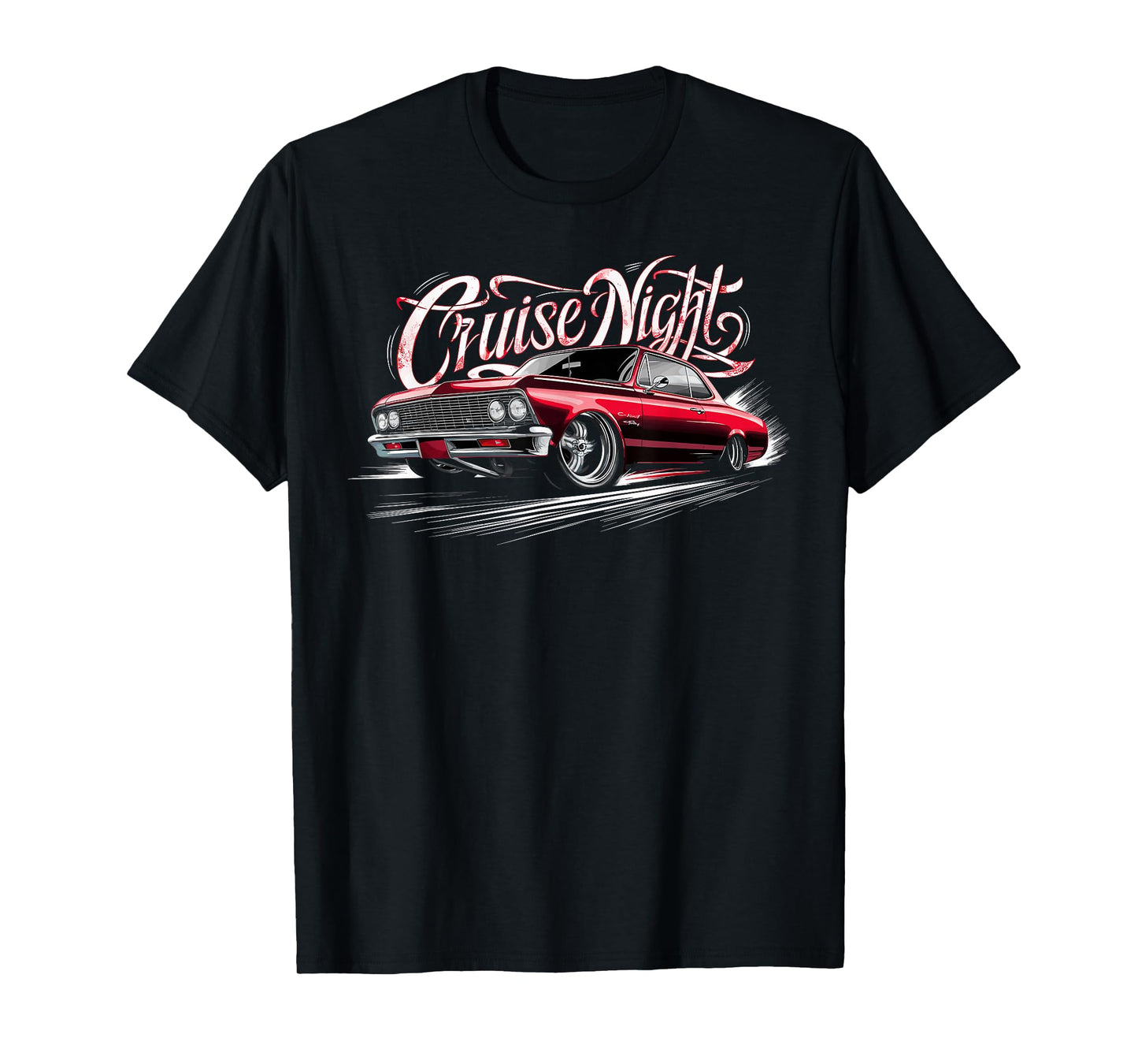 Cruise Night Low Rider Cholo Mexican Cali Car Men and Women T-Shirt