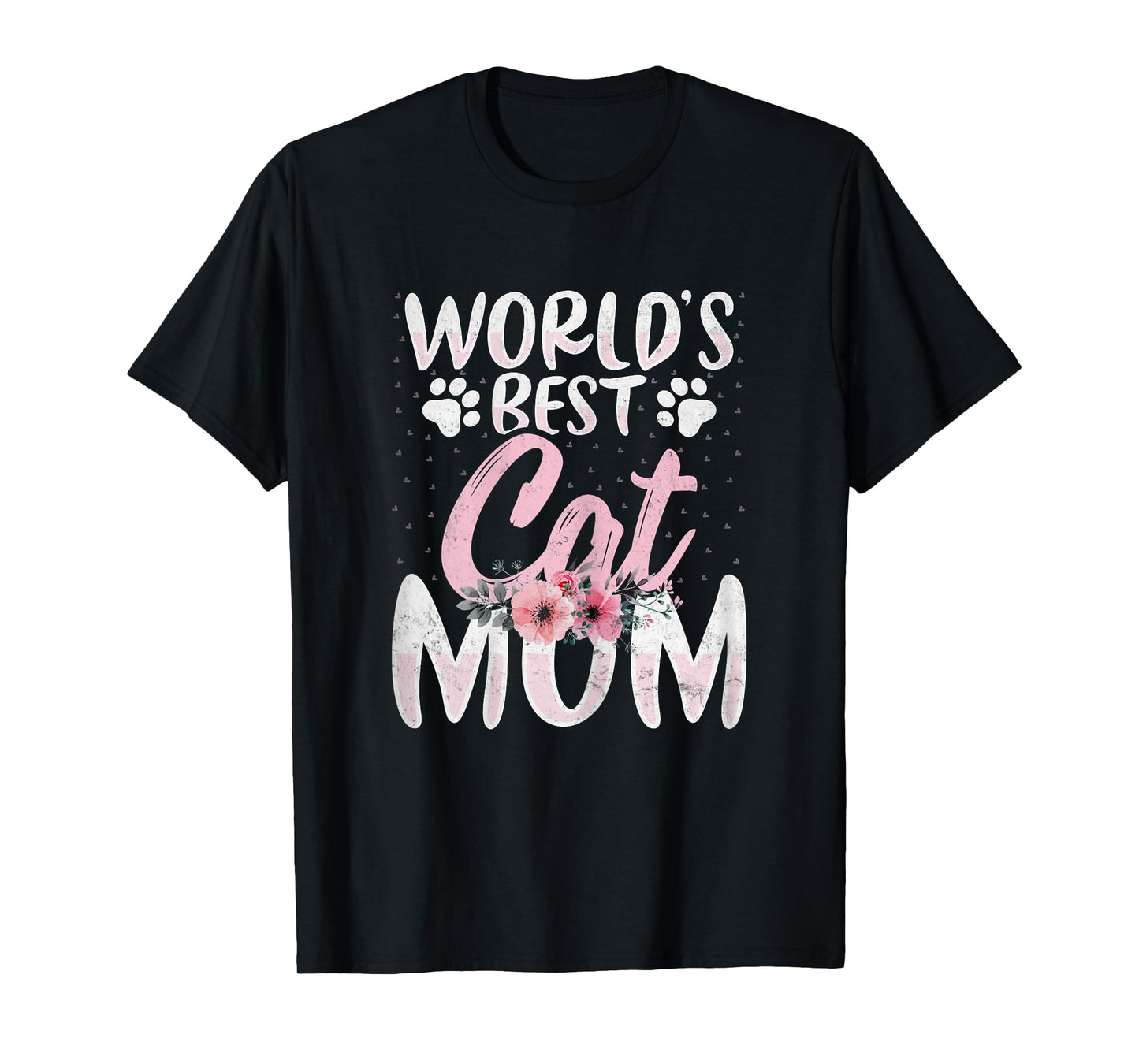 World’s Best Cat Mom - Cat Lover Mom Funny Mother's Day T-Shirt