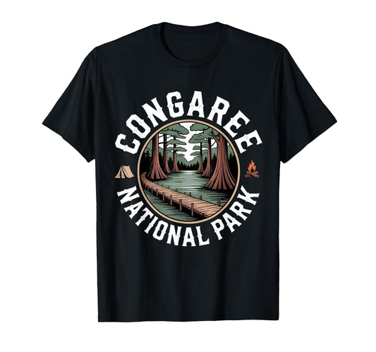 Congaree National Park Hiking Adventure Forest Men Women Kid T-Shirt