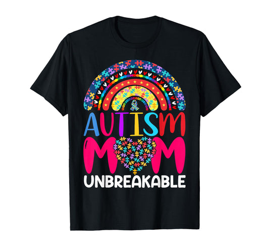 Autism Mom Unbreakable T-Shirt, Black