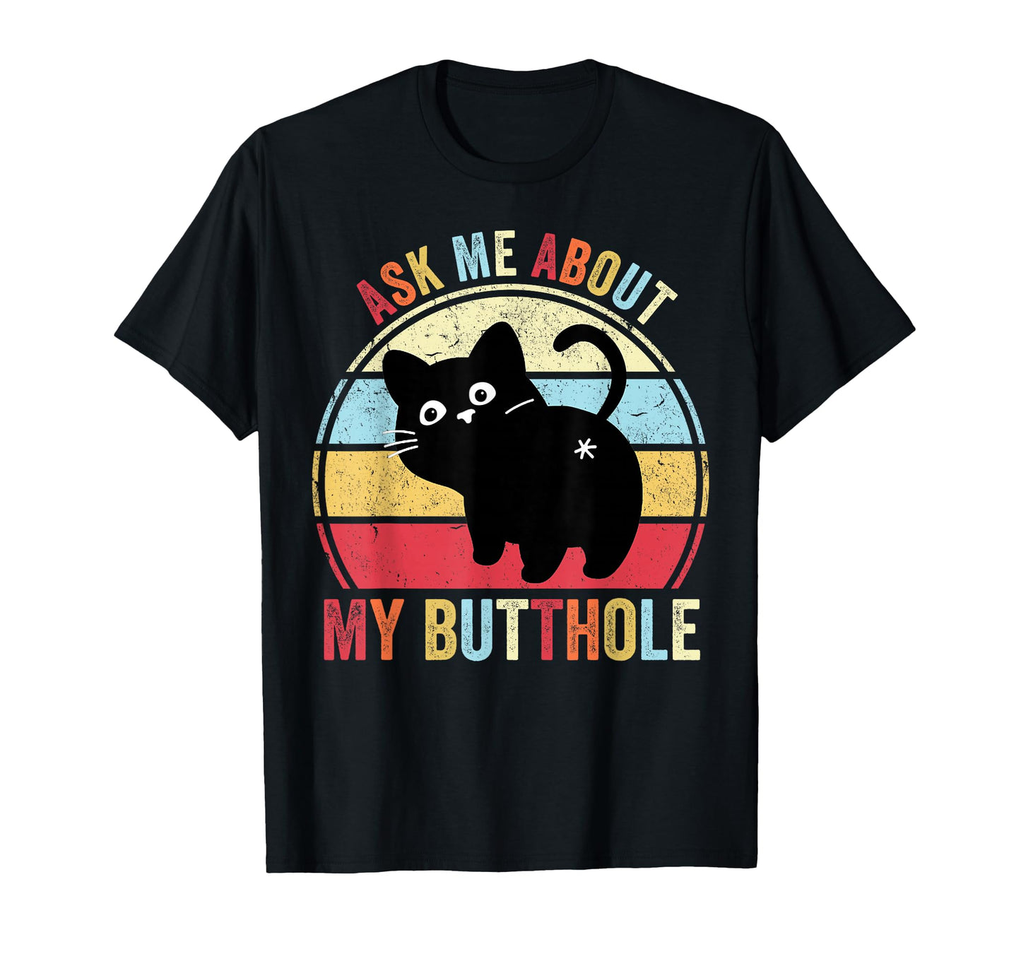 Meowlicious Black Cat T-Shirt - Unisex, Adult, Cat Lovers, Small, Crew Neck, Short Sleeve