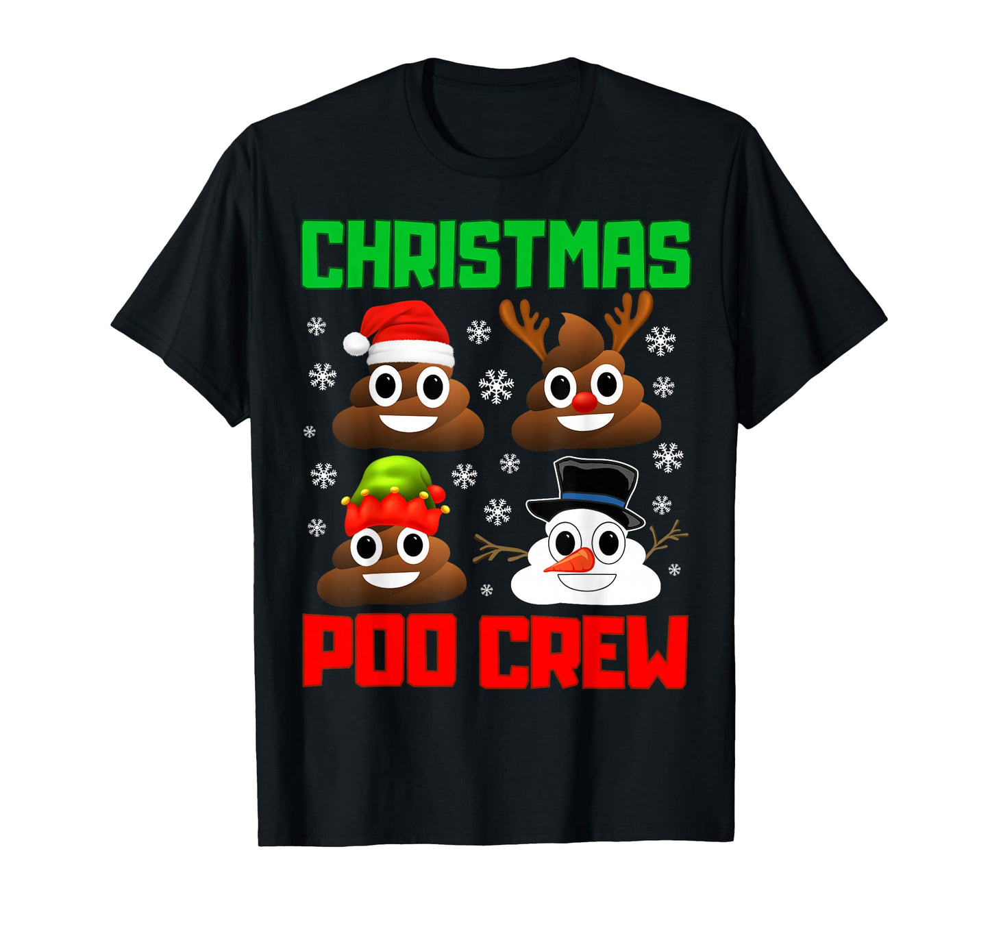 Christmas Poop Crew Funny Xmas Pajama T-Shirt
