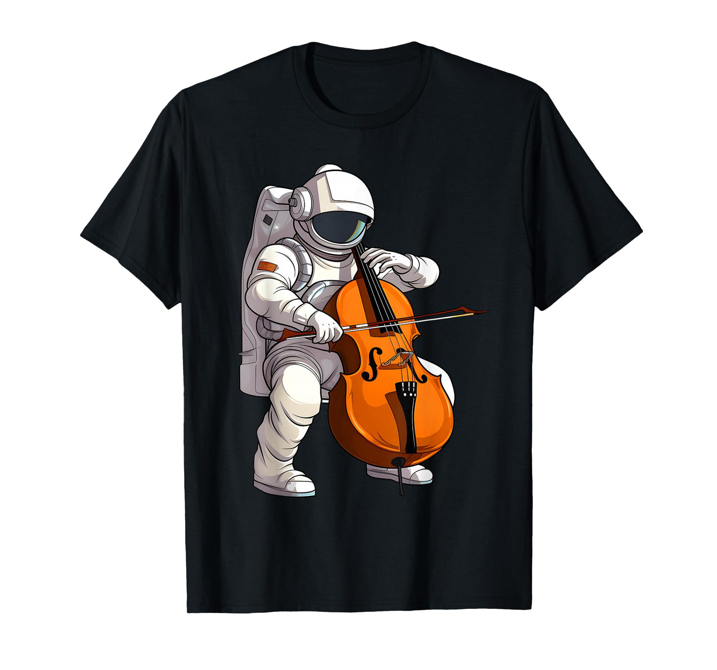 Cool Cello Art Cellist Music Cello Player Astronaut Design T-Shirt