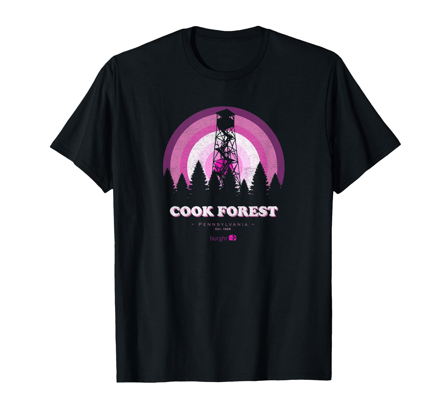 Cook Forest - Fire Tower - Womens T-Shirt