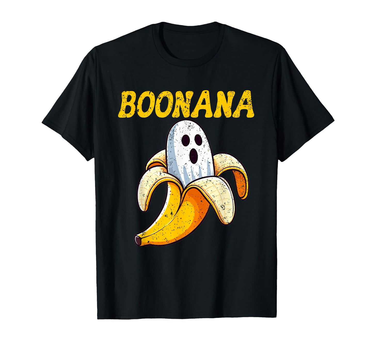 Boonana Cute Ghost Banana Halloween Costume Boys Girls Kids T-Shirt