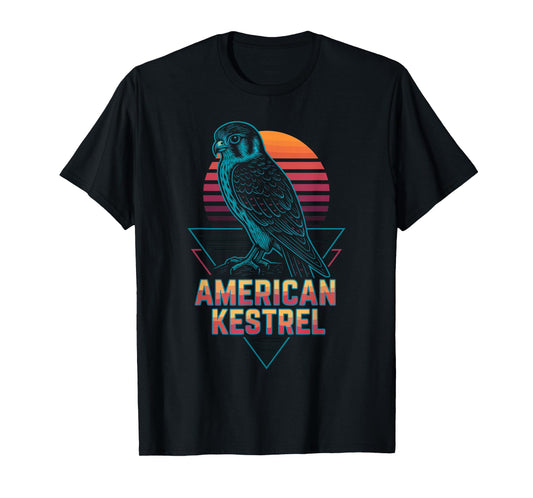 American Kestrel Retro T-Shirt