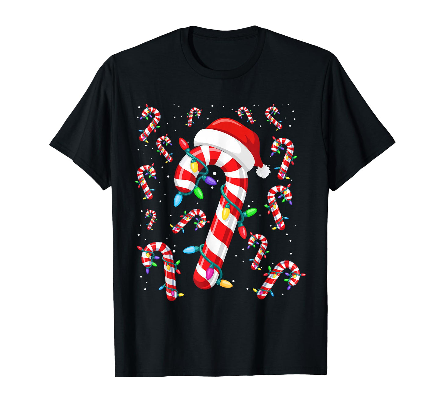 Candy Canes Christmas T-Shirt