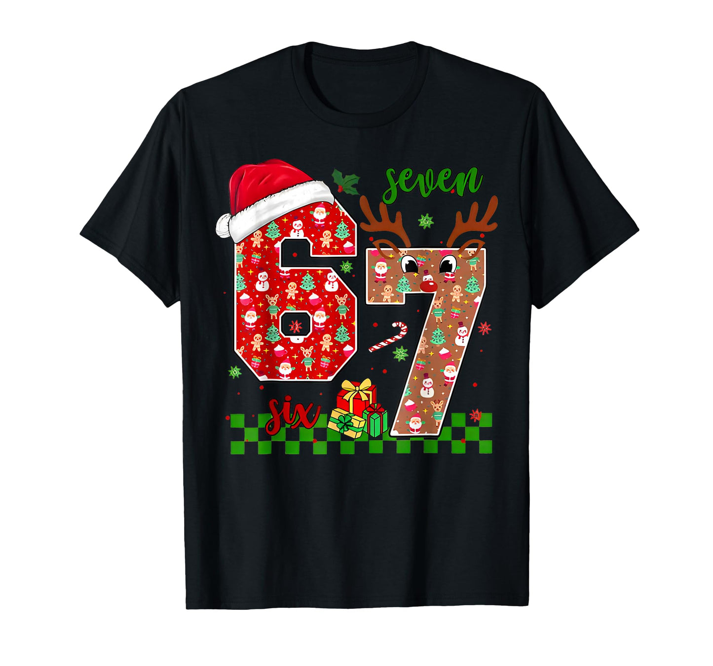 67 Meme Six Seven for Kids Women Men Boys Girls Christmas T-Shirt