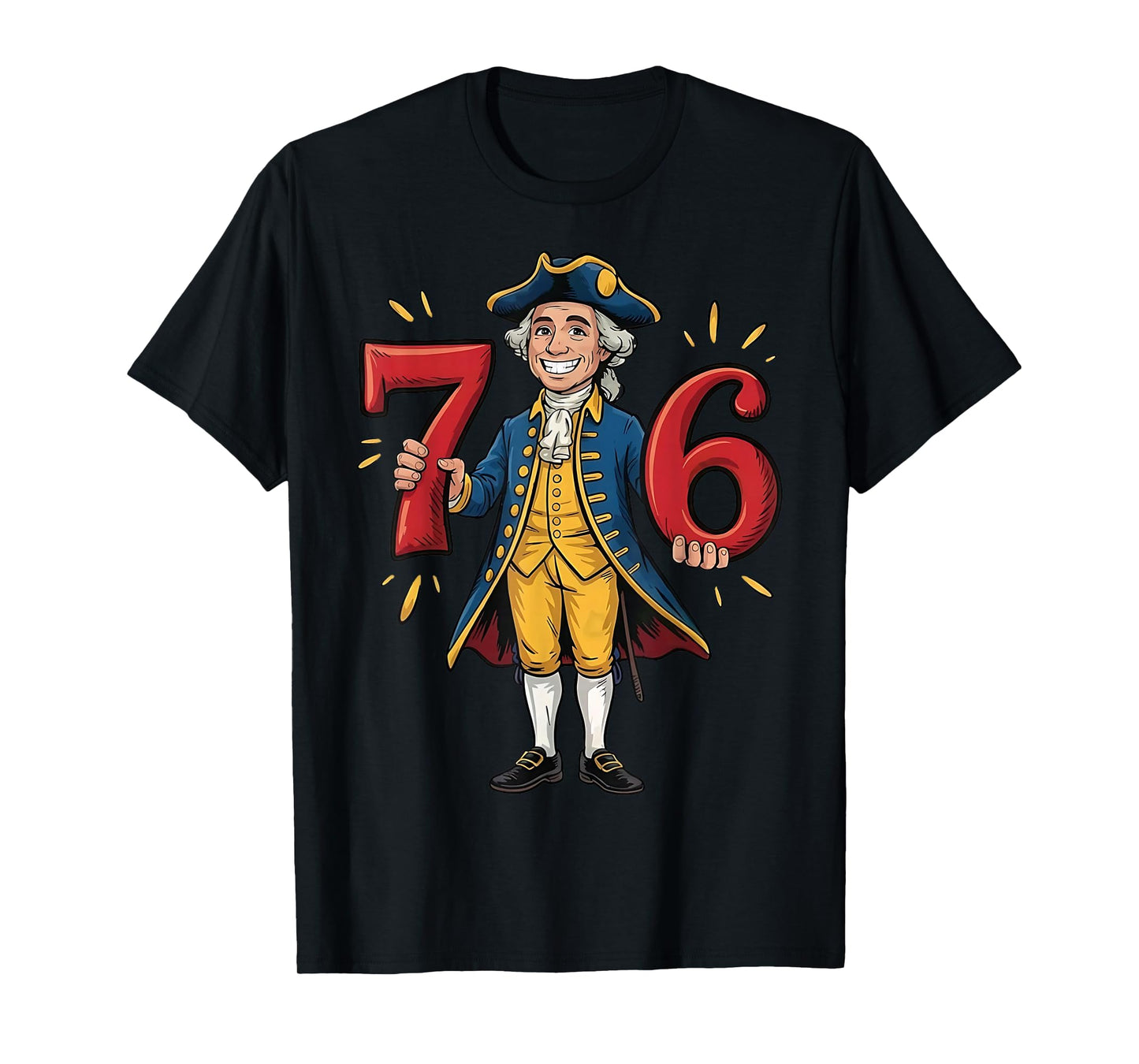 George Washington 6-7 7-6 Seven Six 6 7 Teacher American 6 7 T-Shirt