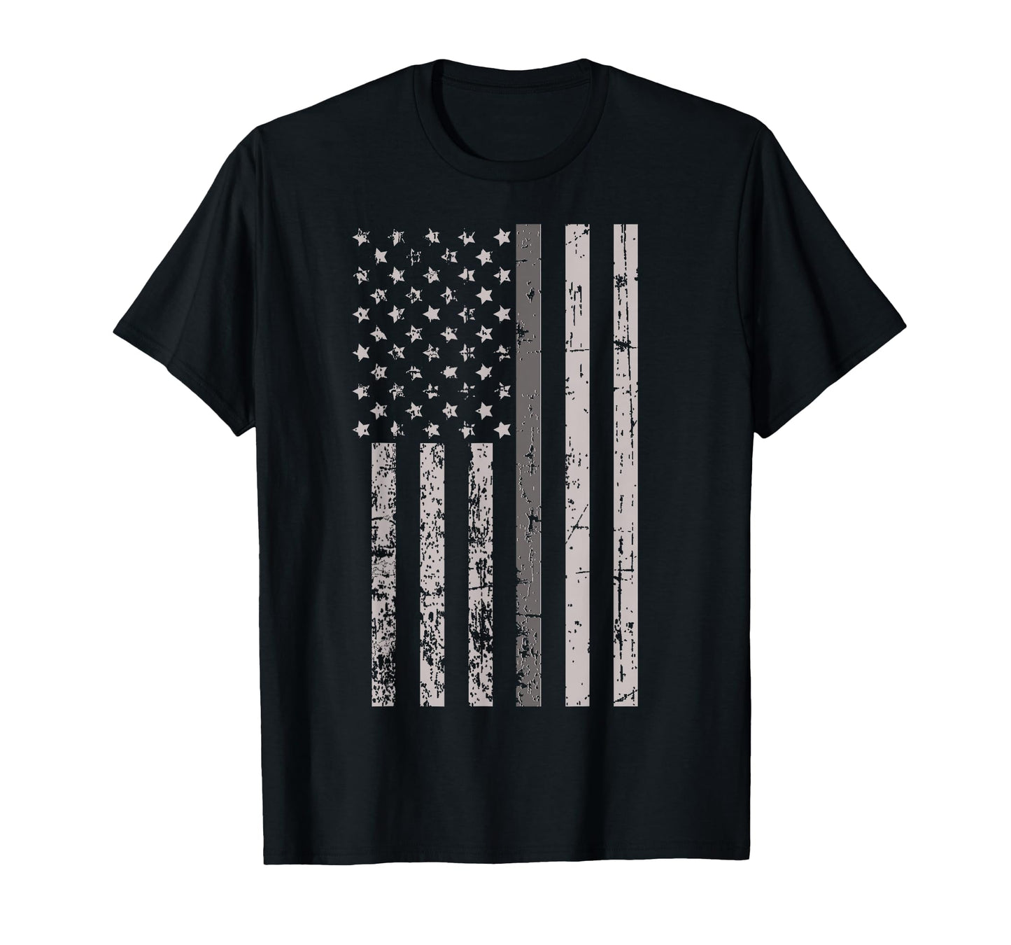 Corrections Officer Gifts Shirt Flag Thin Silver Gray Line T-Shirt