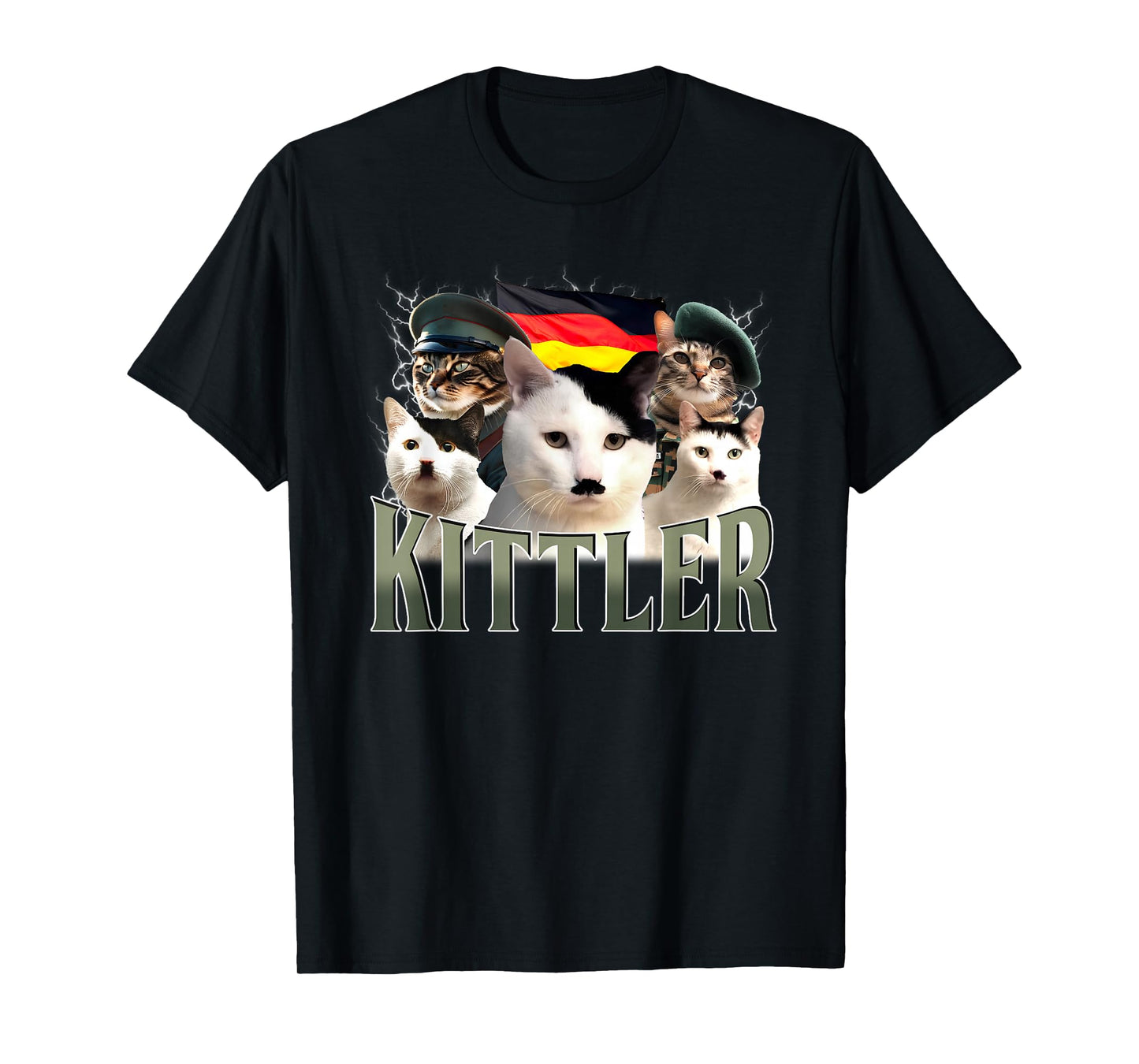 Kittler Cat Cool Grumpy Animal Cat Lover T-Shirt