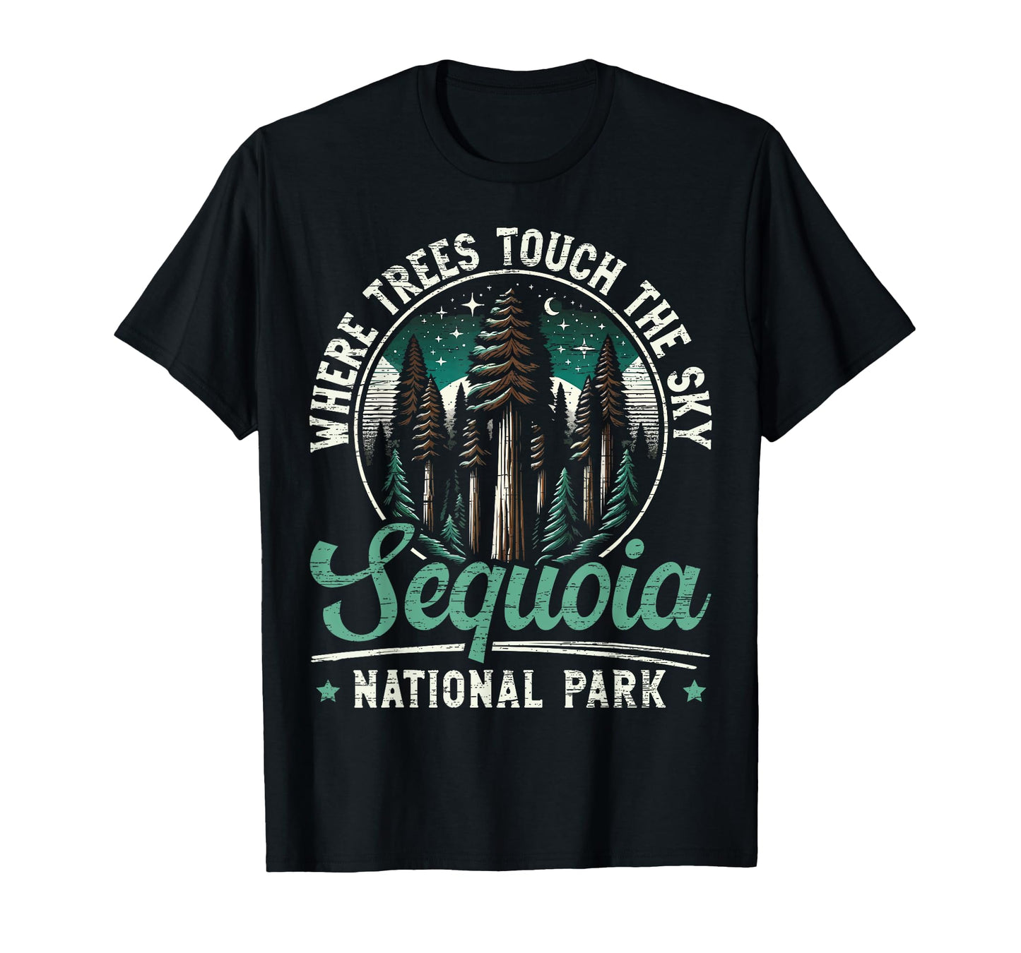 Sequoia National Park Outdoor Travel USA America T-Shirt