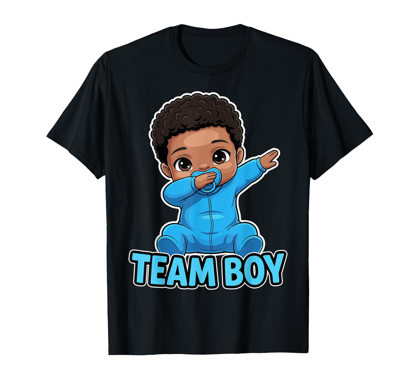Gender Reveal Party Dabbing Team Boy Baby Announcement T-Shirt