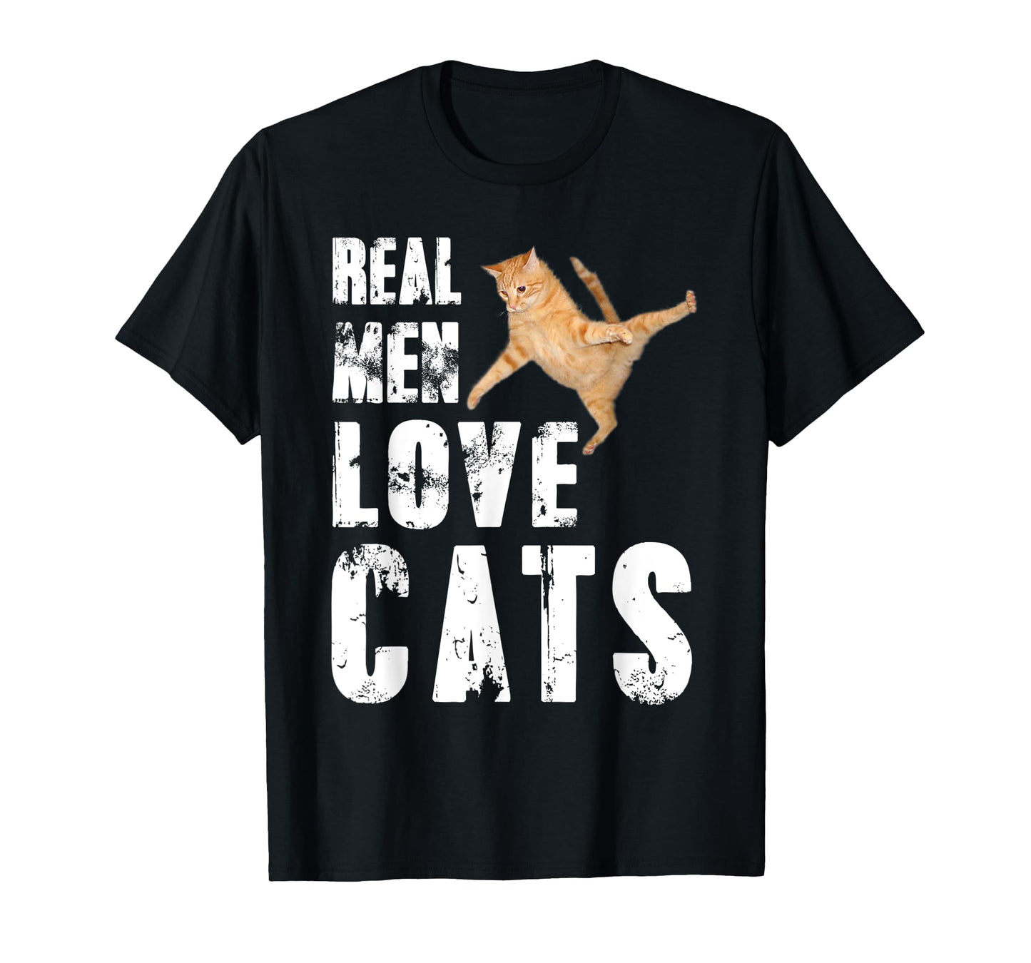 Real Men Love Cats Funny Cat Love T-shirt