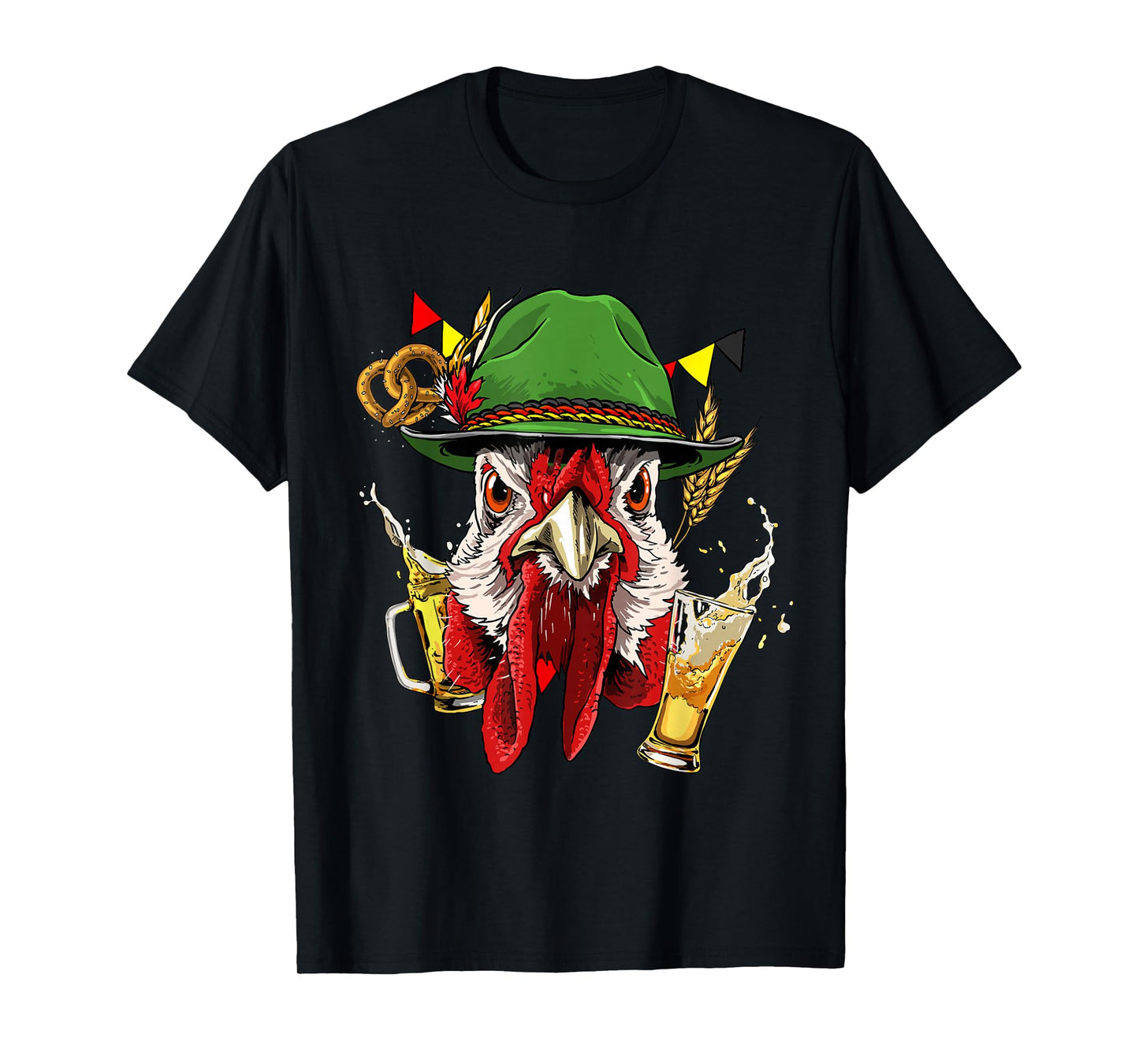 Chicken Germany Oktoberfest Party Beer Fest Chicken Lover T-Shirt