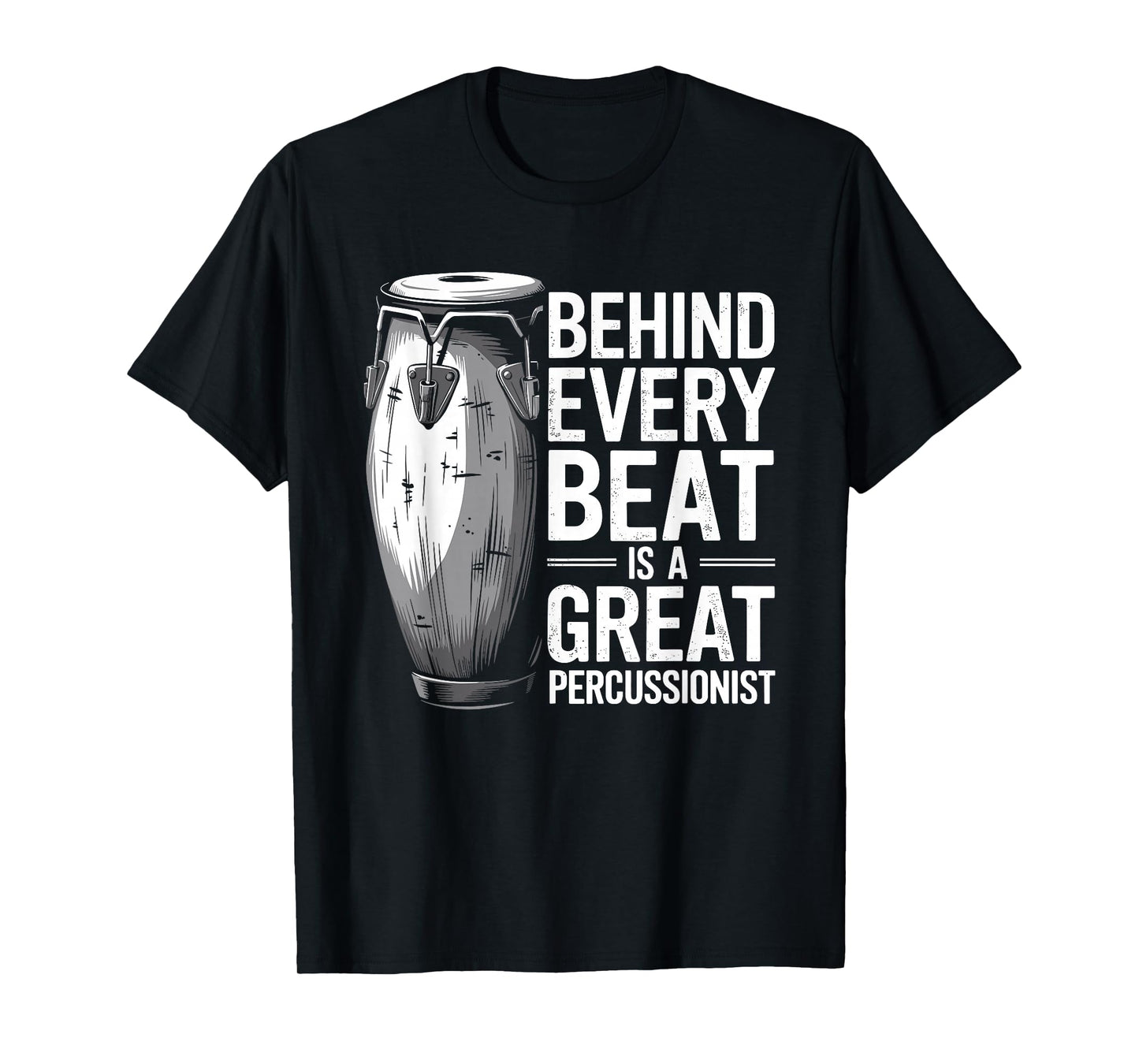 Percussion Instrument Design for Percussionist Conga Drum T-Shirt